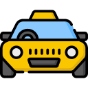 keltainen taksikuvake